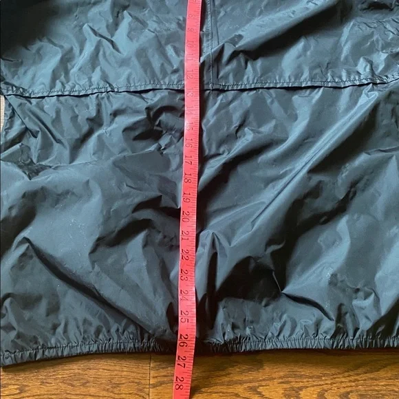 K-Way Black Half-Zip Hooded Windbreaker Jacket Size Medium - Picture 11 of 16